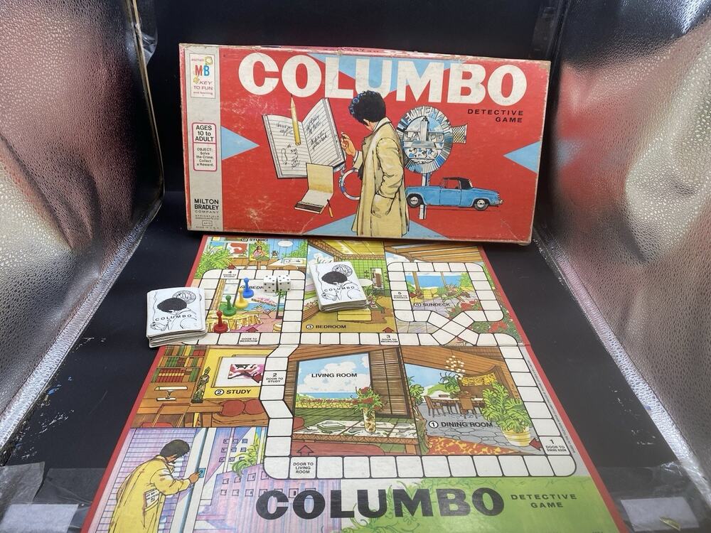 Columbo Detective Game 1973 Milton Bradley Complete Vintage